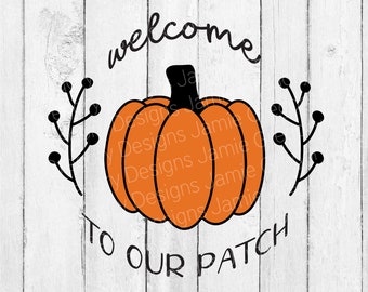 Welcome to our Patch Pumpkin SVG - Fall Sign Cut File (Digital Download)