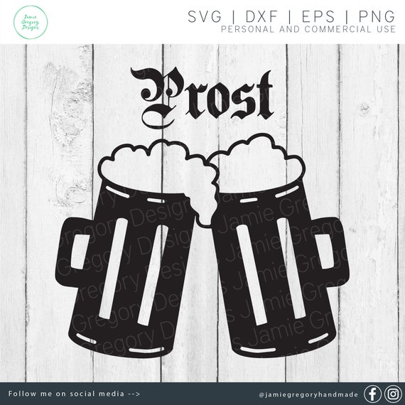 Oktoberfest Shirt- German Beer Mug - Prost Cheers In German Oktoberfest Shirt- German Beer Mug - Prost Cheers In German