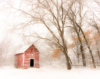 Farmhouse Decor, Country Landscape Print,Red Barn Art,Farm Print,Old Red Barn Picture,Rustic Wall Art,Barn Print,Canvas Art,Square Art,Rural