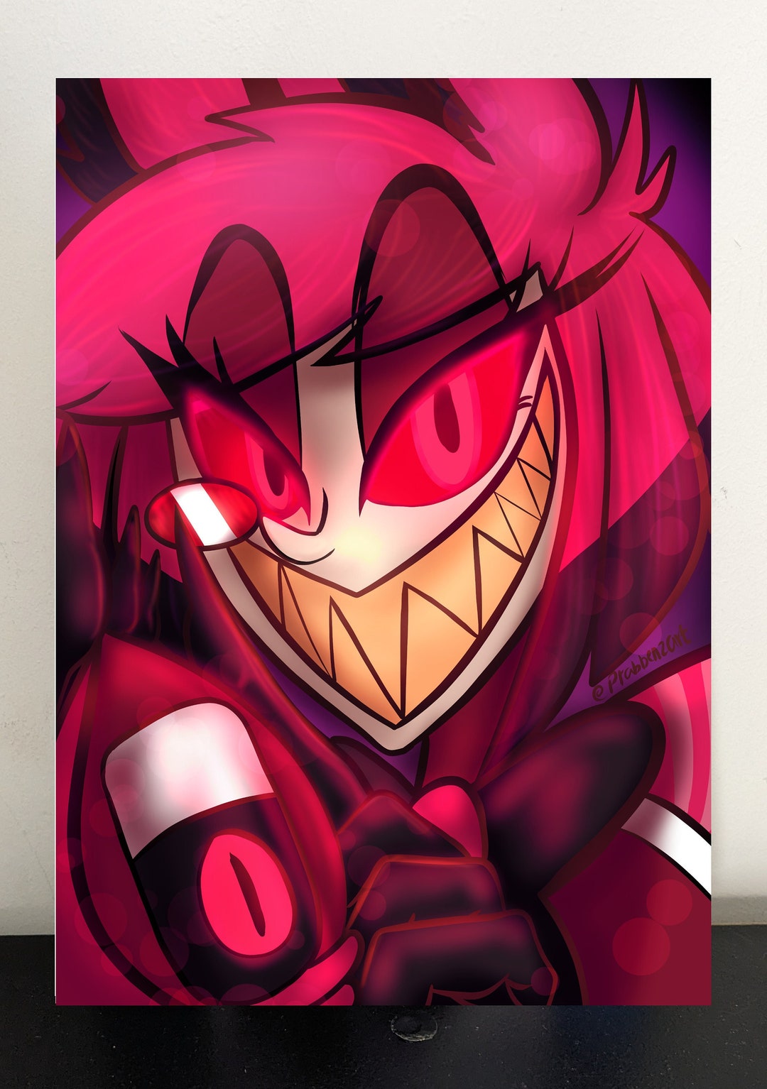 Alastor Hazbin Hotel Inspired A4 Print - Etsy