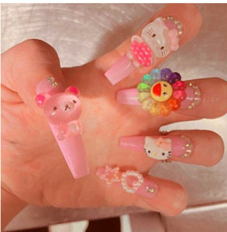 Kawaii baby girl   Extra xxlong coffin set