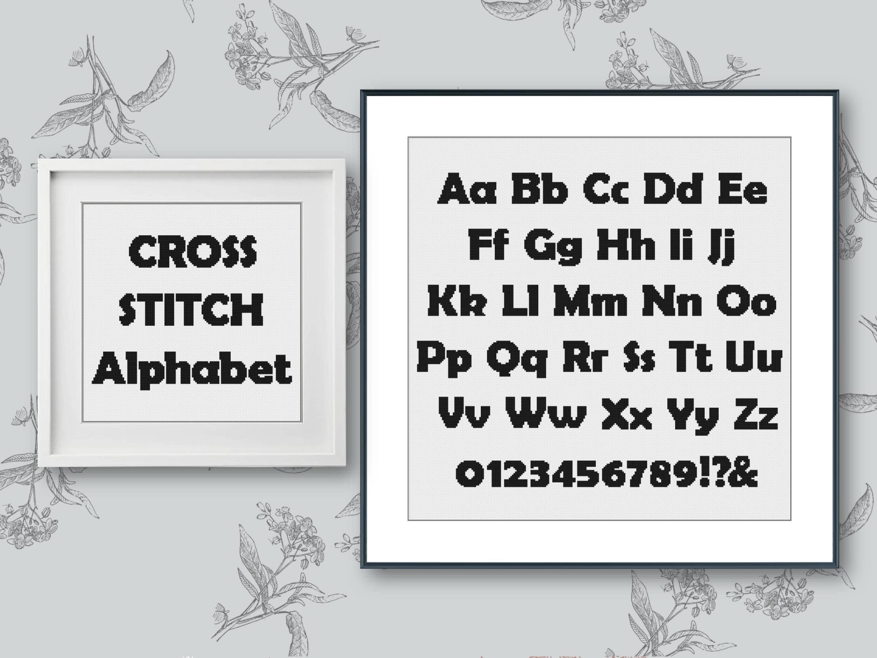 1/4 (6.4mm) Classic Serif Font Alphabet & Number Leather Stamp Set 8134-00