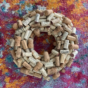 Wine Cork Wreath