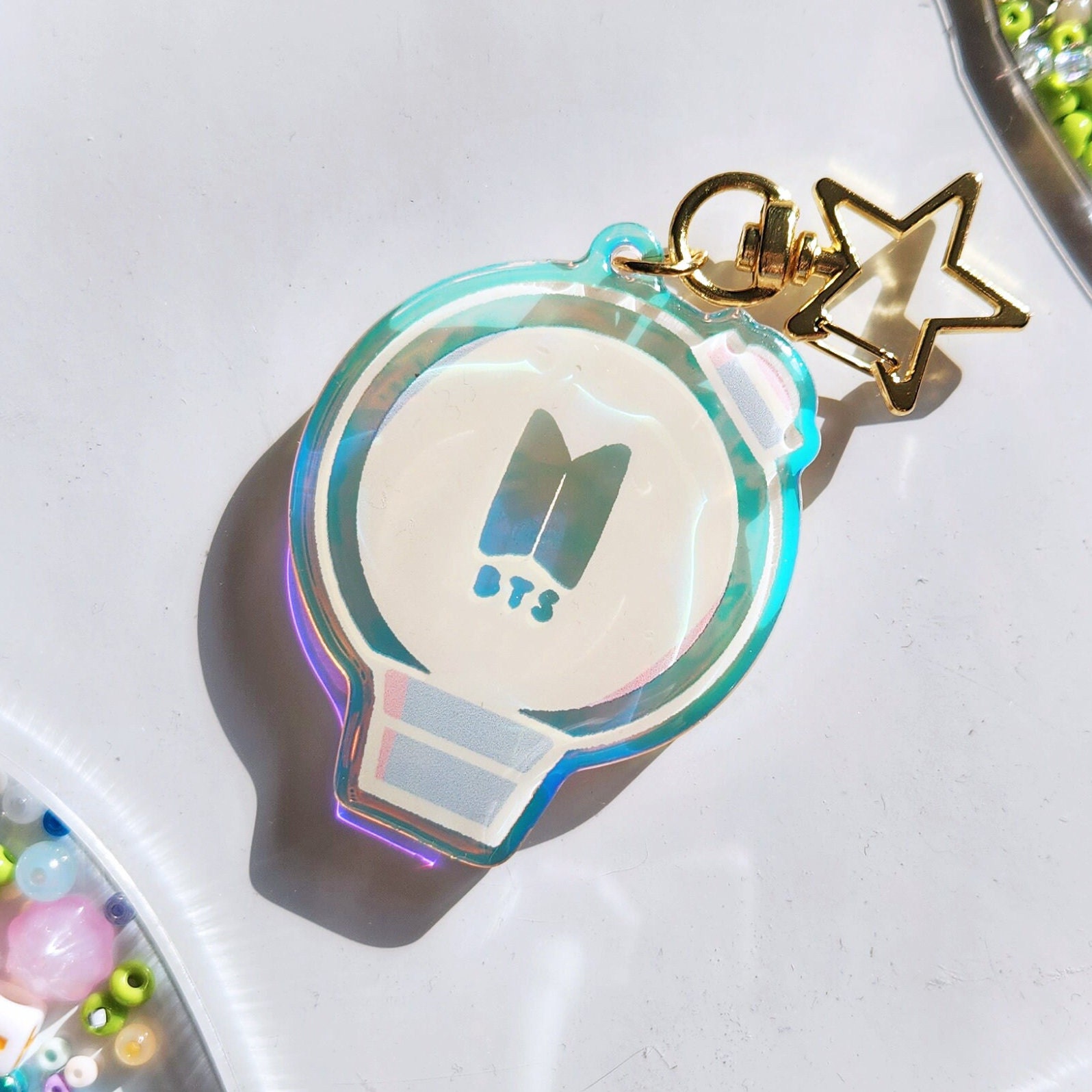BTS Lightstick Army Bomb Keychain Etsy