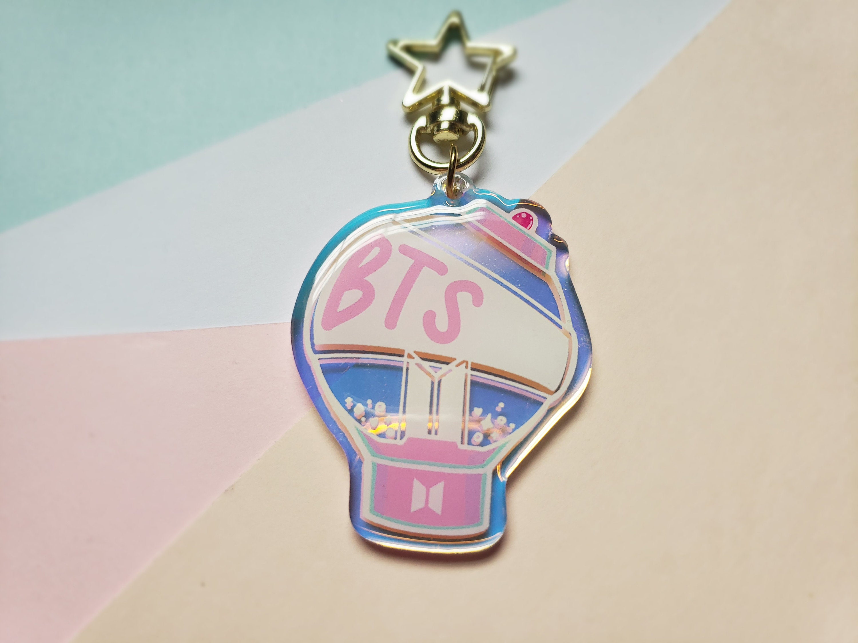 BTS Lightstick Keychain Etsy