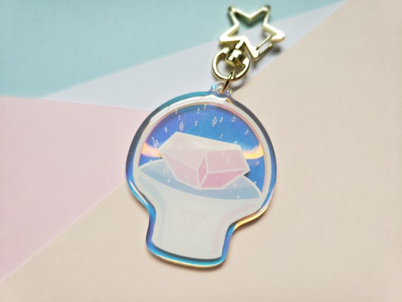 Seventeen Lightstick Keychain Carat Bong Etsy