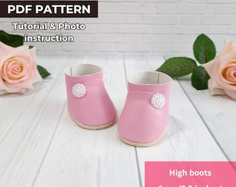 Doll High Boot PDF Pattern: 10-11 Inch Dolls (Digital Download)