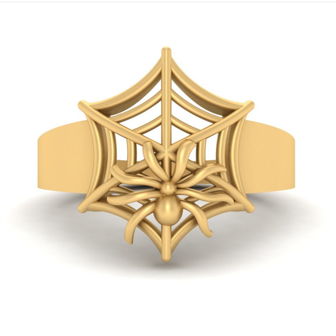 Spider Ring, Spider  Enhancer Ring, Arched  Ring, Spider Jewelry