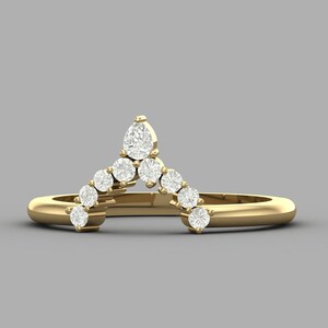Stapelring Silber | Weißer Zirkon gebogener Ehering Ring | Geburtstagsgeschenk | Frauen Geschenk | Mama Geschenk | Liebe Geschenk | Schlichter Stapelring