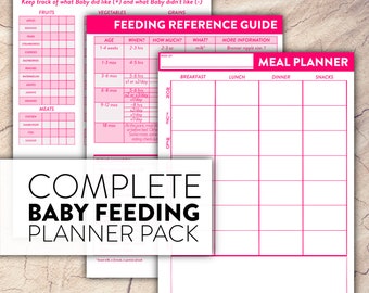 Baby Feeding Planners | Nannying Feeding Trackers & Guides