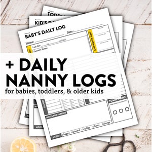 Complete Nanny Binder Digital image 6