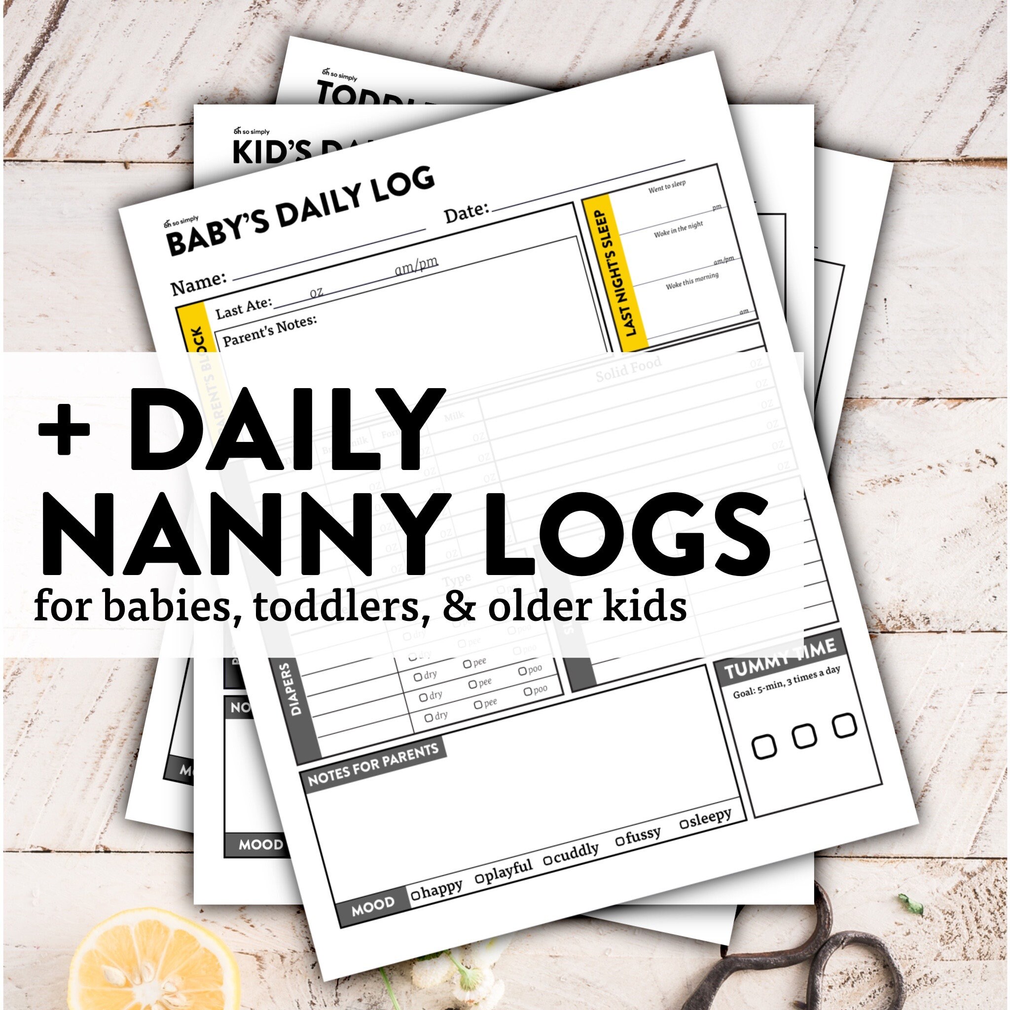 Complete Nanny Binder | Digital - Etsy