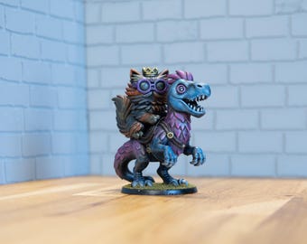 Pre painted - Princess Donut Riding Mongo Figure - Dungeon Crawler Carl