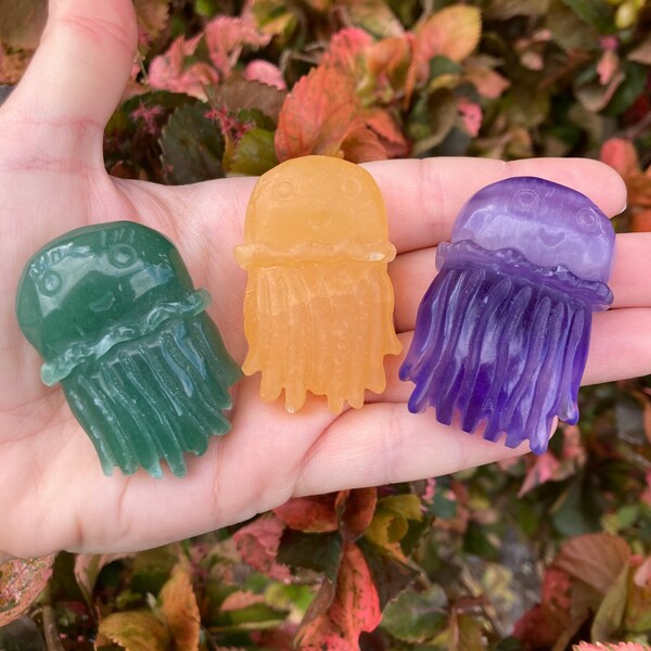 Carved Jellyfish Etsy