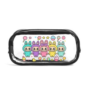 Labubu Pencil Case Labubu Clear Transparent Pencil Case