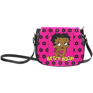 Betty Boop Handbag Black Betty Boop Saddle Bag Pink Betty Boop Purse