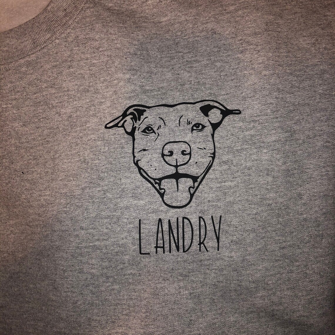 Custom Dog Sweatshirt / Dog Name Sweatshirt / Dog Portrait Etsy