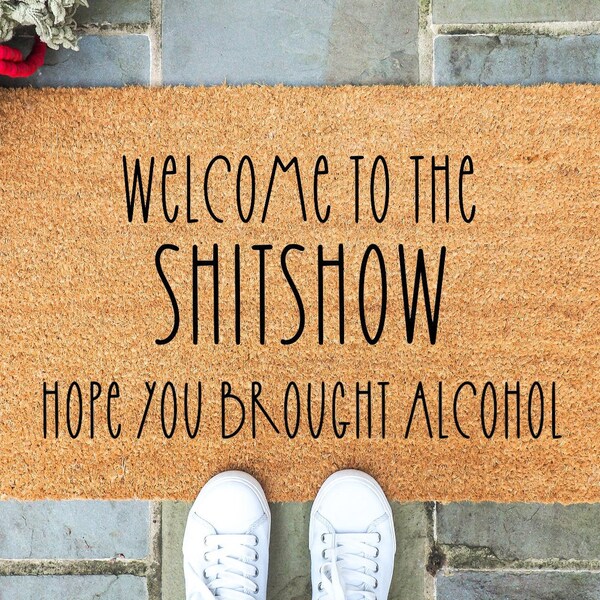 Alcohol Doormat - Etsy