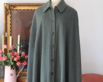 Capa de lana de Yves Saint Laurent Rive Gauche c.1970