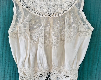 Corsage antique - Edwardian french bodice - Upcycling