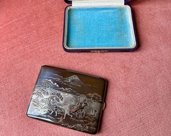 1920s K. Uyeda Japanese cigarette case