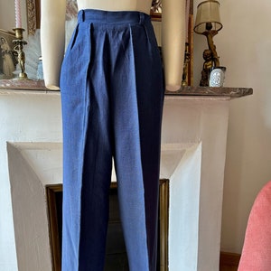 Linen Pants 1940s - 40s French Vintage Linen Pant - Etsy