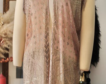 RARE ! Veste, top d'assuit lilas Art Déco c.1920