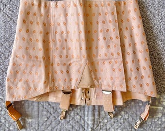 Corsetto-guaina in chicchi di riso, anni '50 circa - lingerie vintage francese
