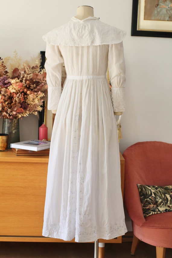 French Edwardian antique dress - Antique communic… - image 7