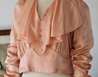 20s silk blouse