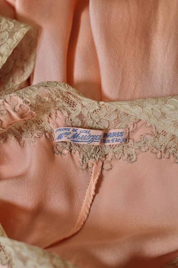 Long silk satin jumpsuit c.1930 - french 30s silk… - image 10