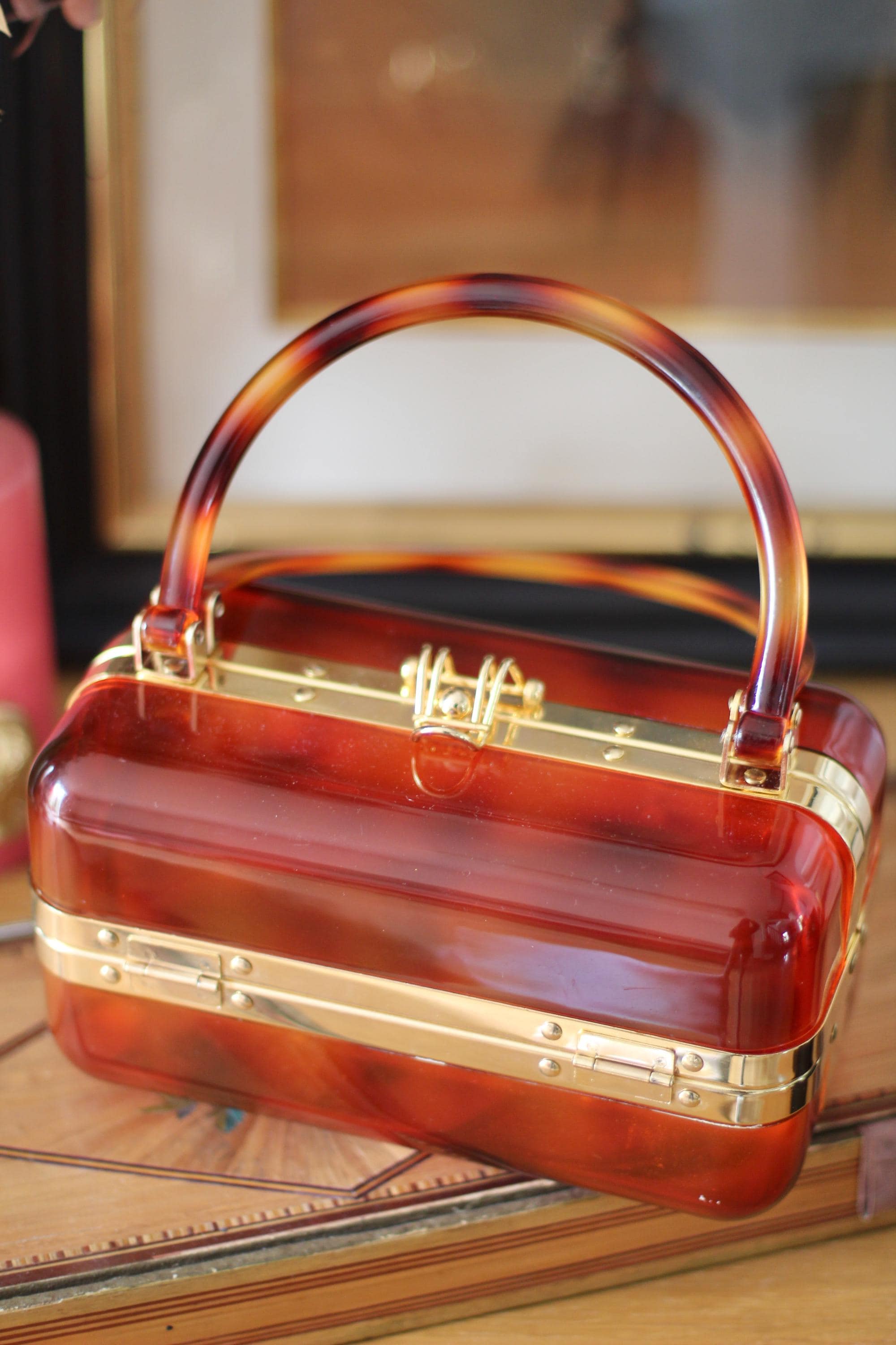 1950s Bakelite Bag - Etsy