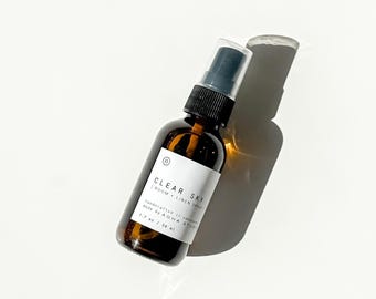 Clear Sky Room + Linen Spray | natural essential oil room and linen spray, aromatherapy spray, refreshing lemon scent spray