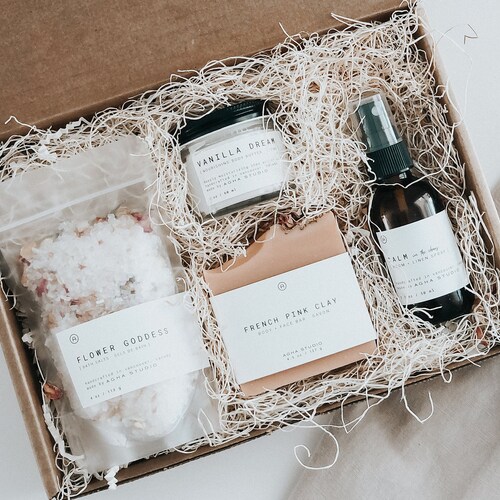 Glow Self Care Gift Box Luxury Spa Gift Box Birthday Gift Etsy