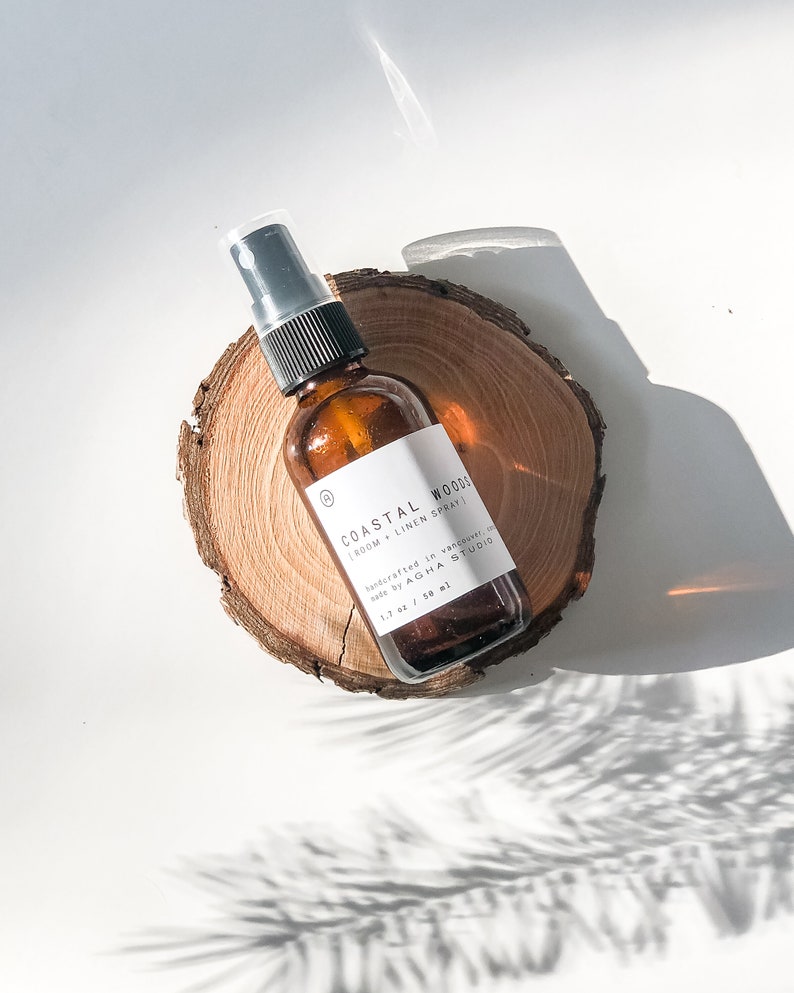 AghaStudioShop Coastal Woods Room + Linen Spray