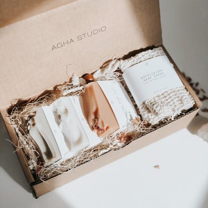 Coffret cadeau pour le corps et le visage | cadeau zéro déchet, ensemble de savons faits main, coffret cadeau de remerciement, coffret cadeau de savon naturel, cadeau pour elle, cadeau de noël