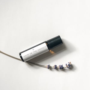 Calm in the Chaos | calming essential oil roll-on, aromatherapy roller, natural self care gift | 10 ml | 0.34 oz