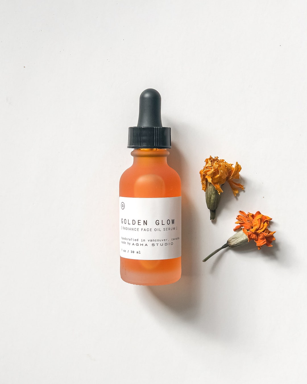 Golden Glow Face Oil Natural Face Serum, Anti Aging Skincare, Sea