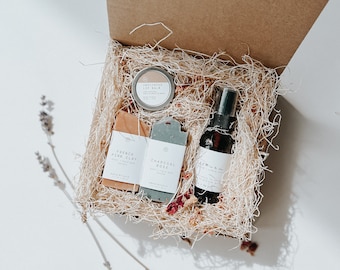 Wanderlust Self Care Gift Box | thank you gift box, birthday gift box for her, hygge gift for friend, travel gift kit, mother's day gift set