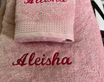 Embroidered Towels