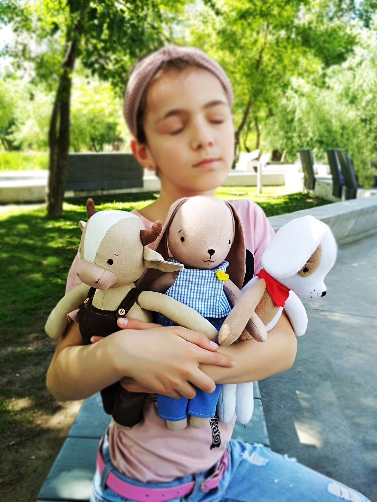 SET 4 Stuffed Animal Doll Sewing Pattern Tutorial Set of Etsy Canada