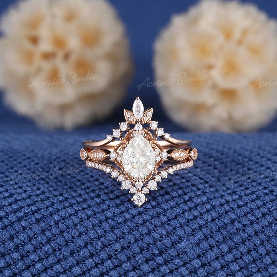 Moissanite bridal set rings online