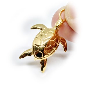 Turtle Pendant | Turtle Jewelry | Jewelry for women | Gold plated | 14K | 18K | rose gold | Money | Turtle Enthusiast | Girlfriend gift |