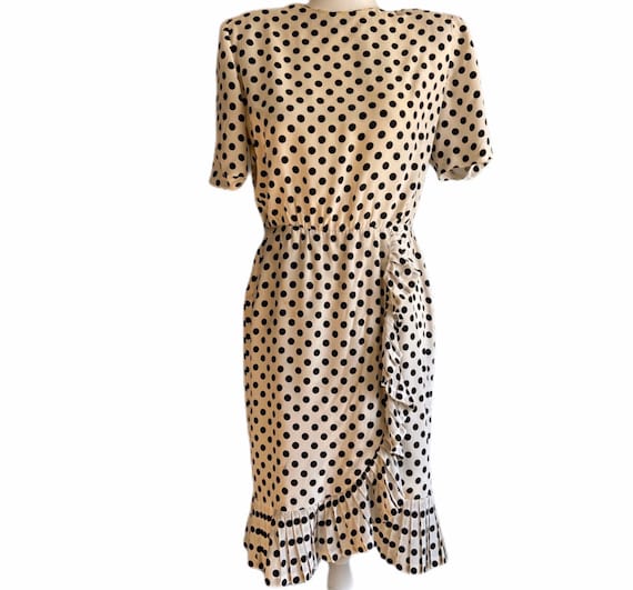 1960’s Givenchy Silk Polka Dot Dress