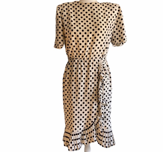 1960’s Givenchy Silk Polka Dot Dress