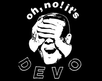 Band Logo // Screen Print File PNG Cut File // Devo // CAD Cut File for making own Fabric Patches or  Stickers / High Quality File
