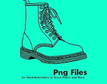 Boot Clipart Graphic  // PNG Transparent Background  // Design File // Clipart for crafting // Cricut Cameo Silhouette