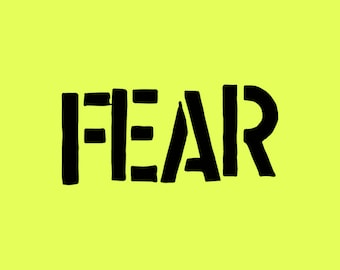 Punk Band Logo // PNG Cricut Cut File // FEAR // CAD Cut File for making own Fabric Patches or  Stickers / High Quality File