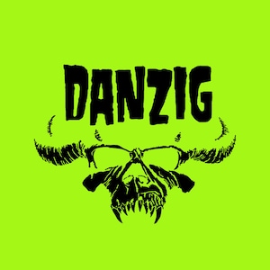 Metal Band Logo // PNG Cricut Cut File // DANZIG // CAD Cut File for making own Fabric Patches or  Stickers / High Quality File