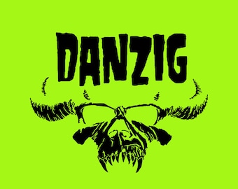Metal Band Logo // PNG Cricut Cut File // DANZIG // CAD Cut File for making own Fabric Patches or  Stickers / High Quality File